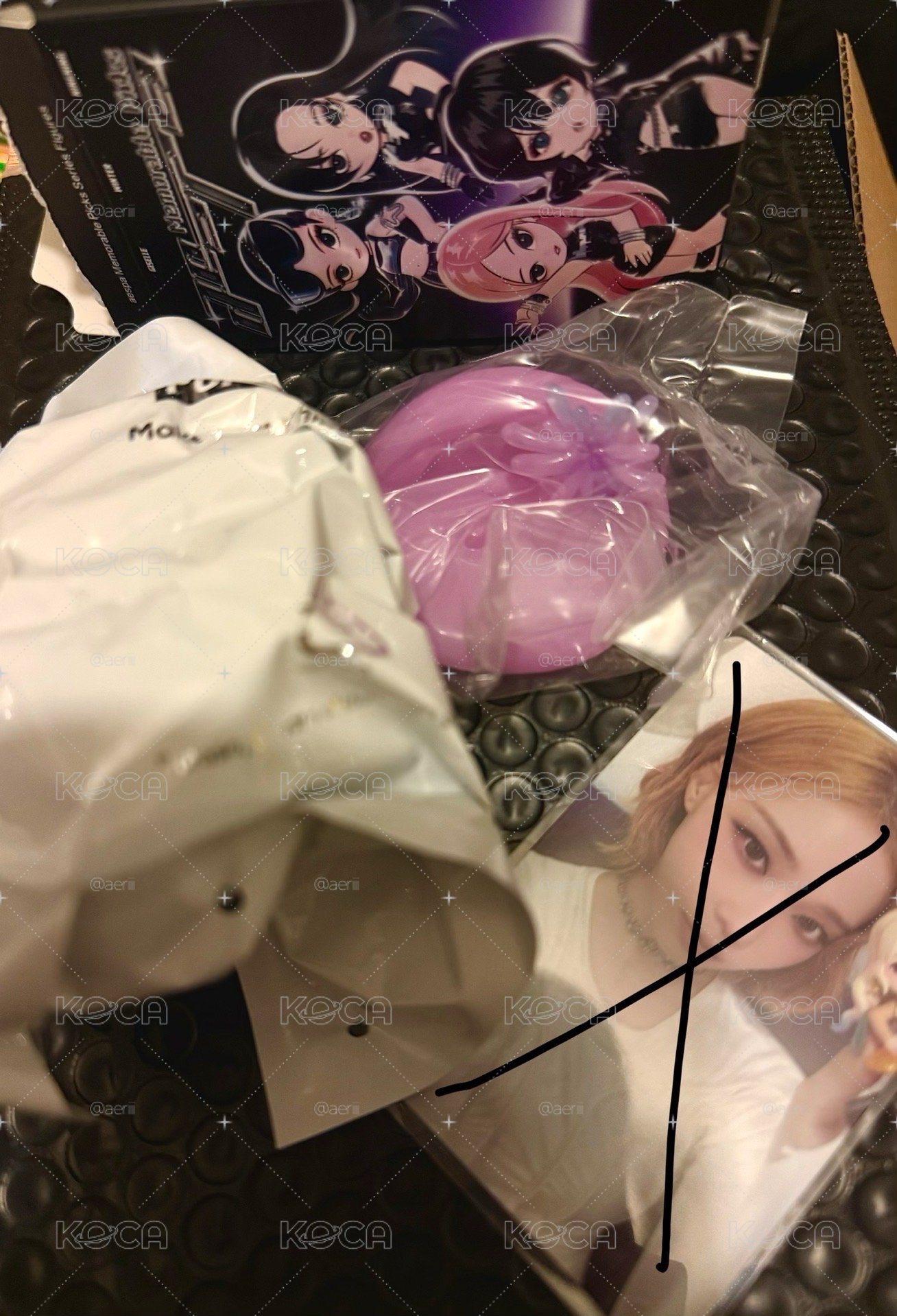 aespa 隱藏冬公仔 ！無小卡！拆盒未拆袋