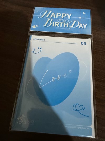 戀與深空 黎深 2024生日拍立得組