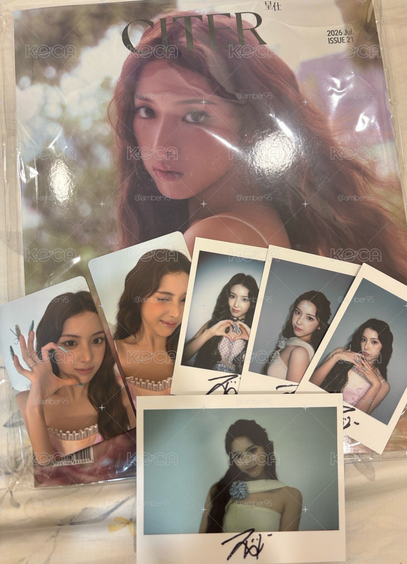 Jiwoo雜誌（A版雜誌+配置）