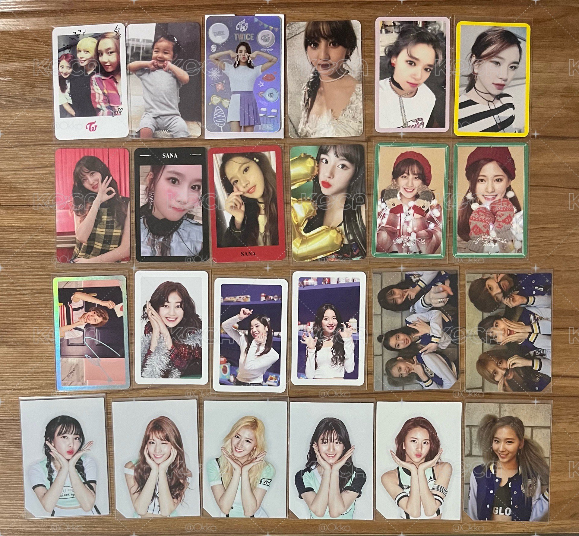 TWICE 早期卡 專卡