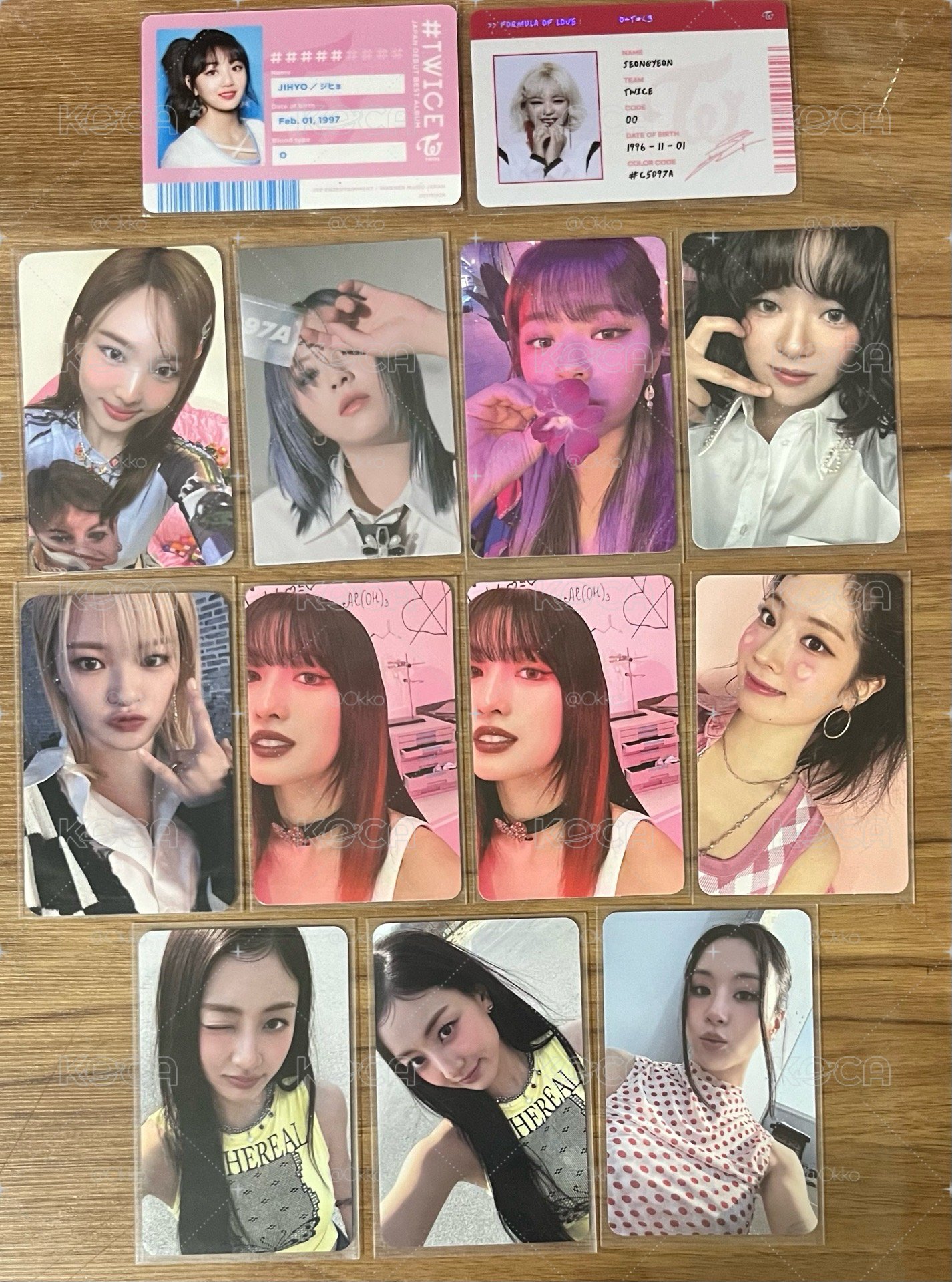 TWICE 專卡 日專卡 寫真卡 滿額卡 電影卡