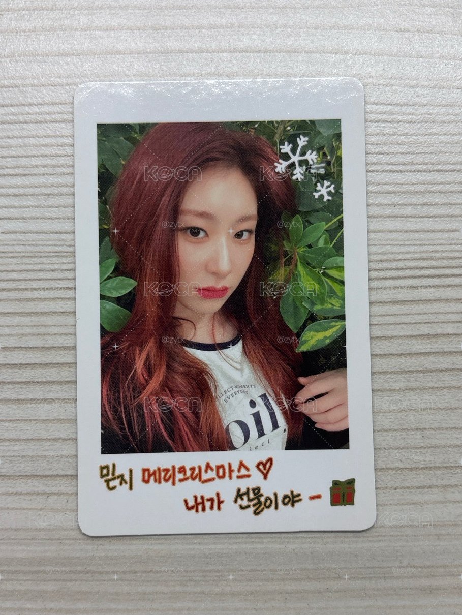 Itzy NBD 12月拍立得 彩領