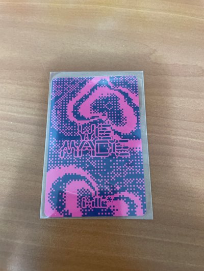 米妮正版we made快閃小卡