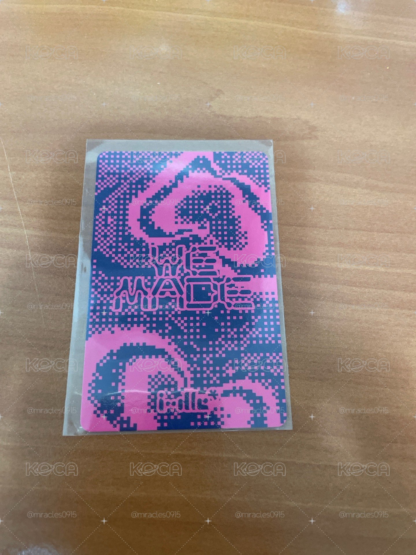 面we made快閃小卡