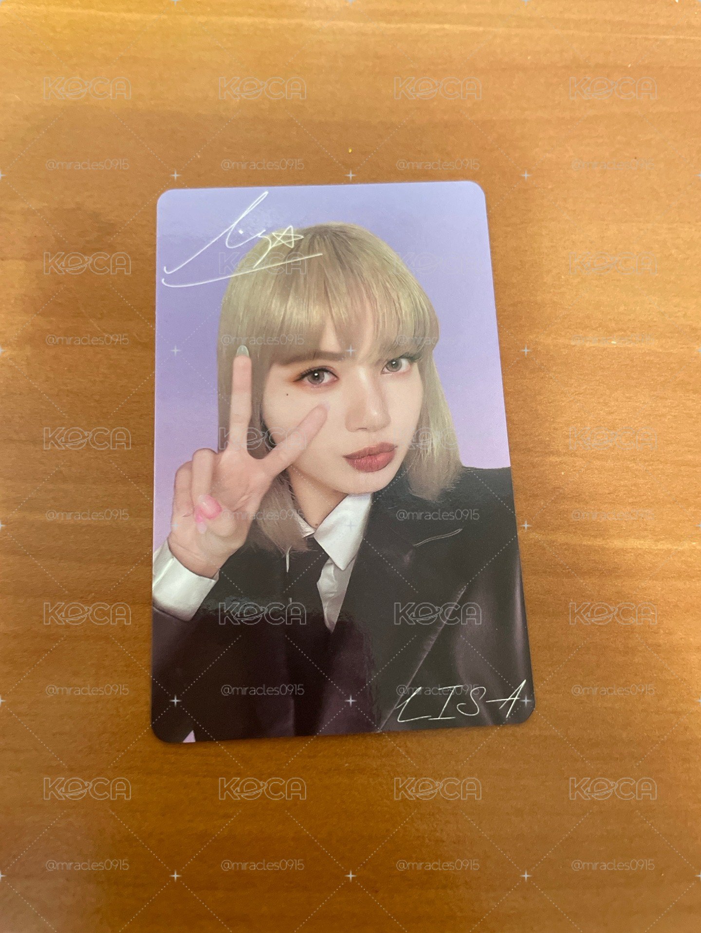 Black pink正版小卡