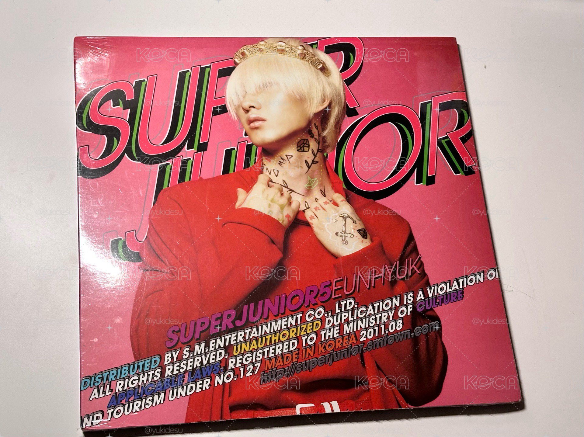 Super Junior 5輯Mr.Simple銀赫全新未拆