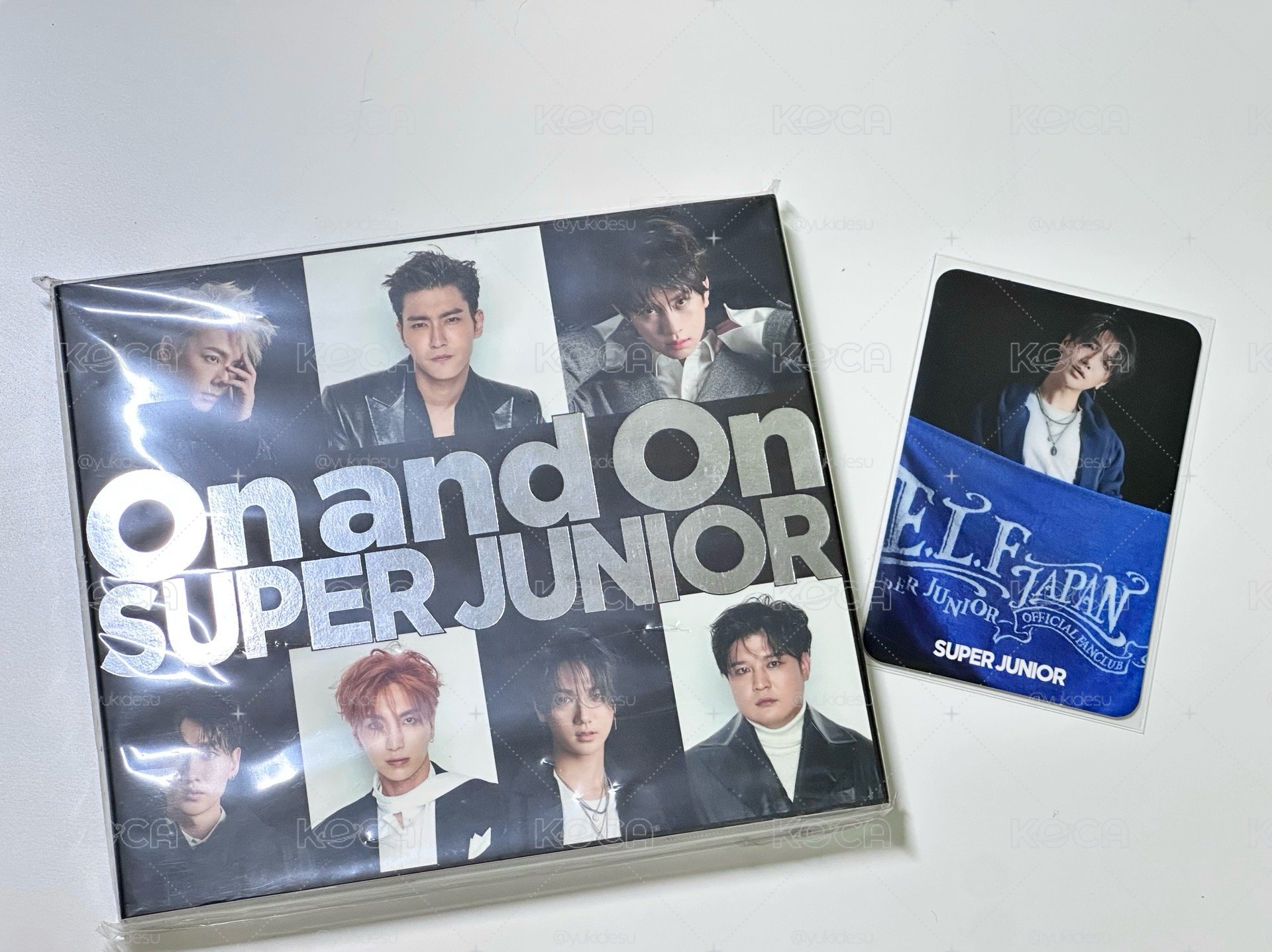 SUPER JUNIOR第八張日文單曲「On and On」+雲卡