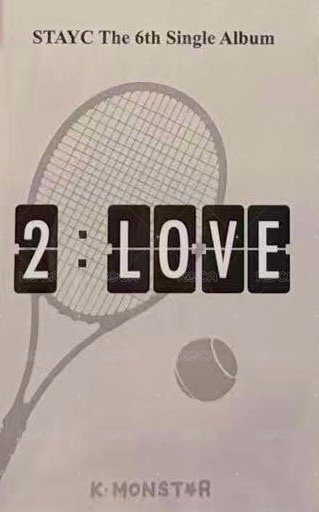 2:LOVE km 台北 簽售卡  背面
