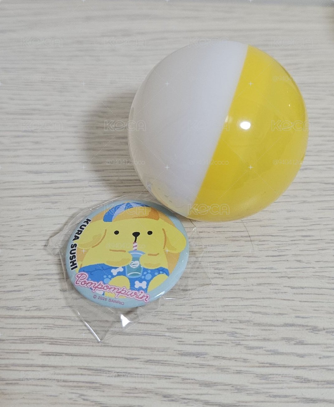 藏壽司 布丁狗徽章