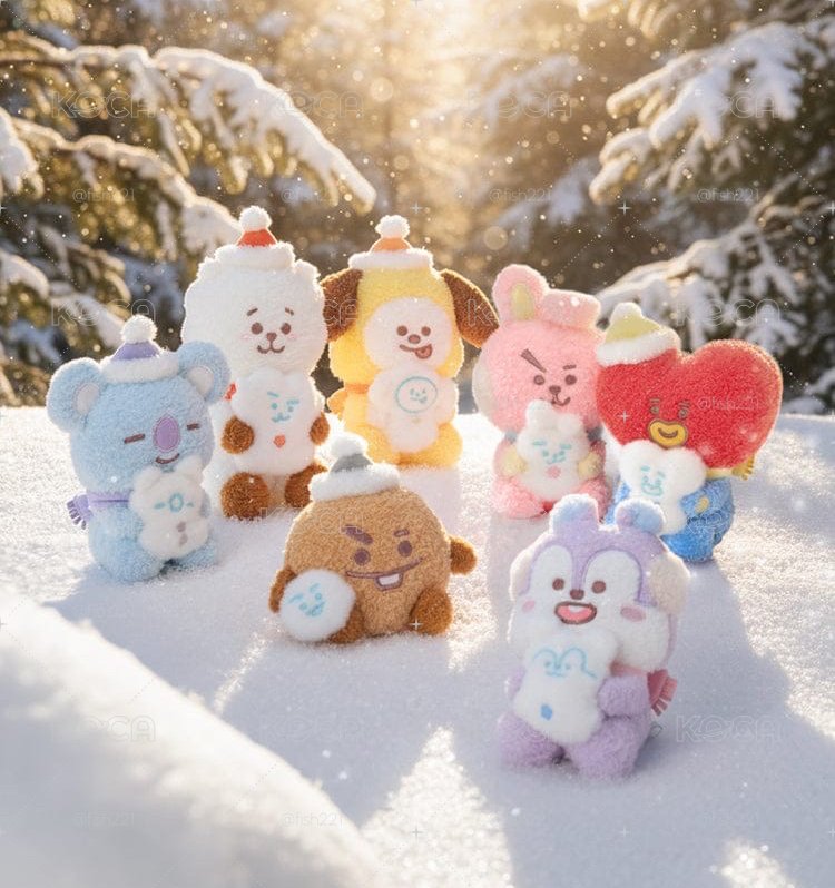 BT21 雪人 SS娃