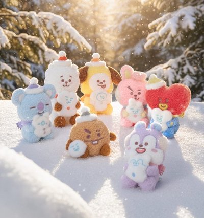 BT21 雪人 SS娃