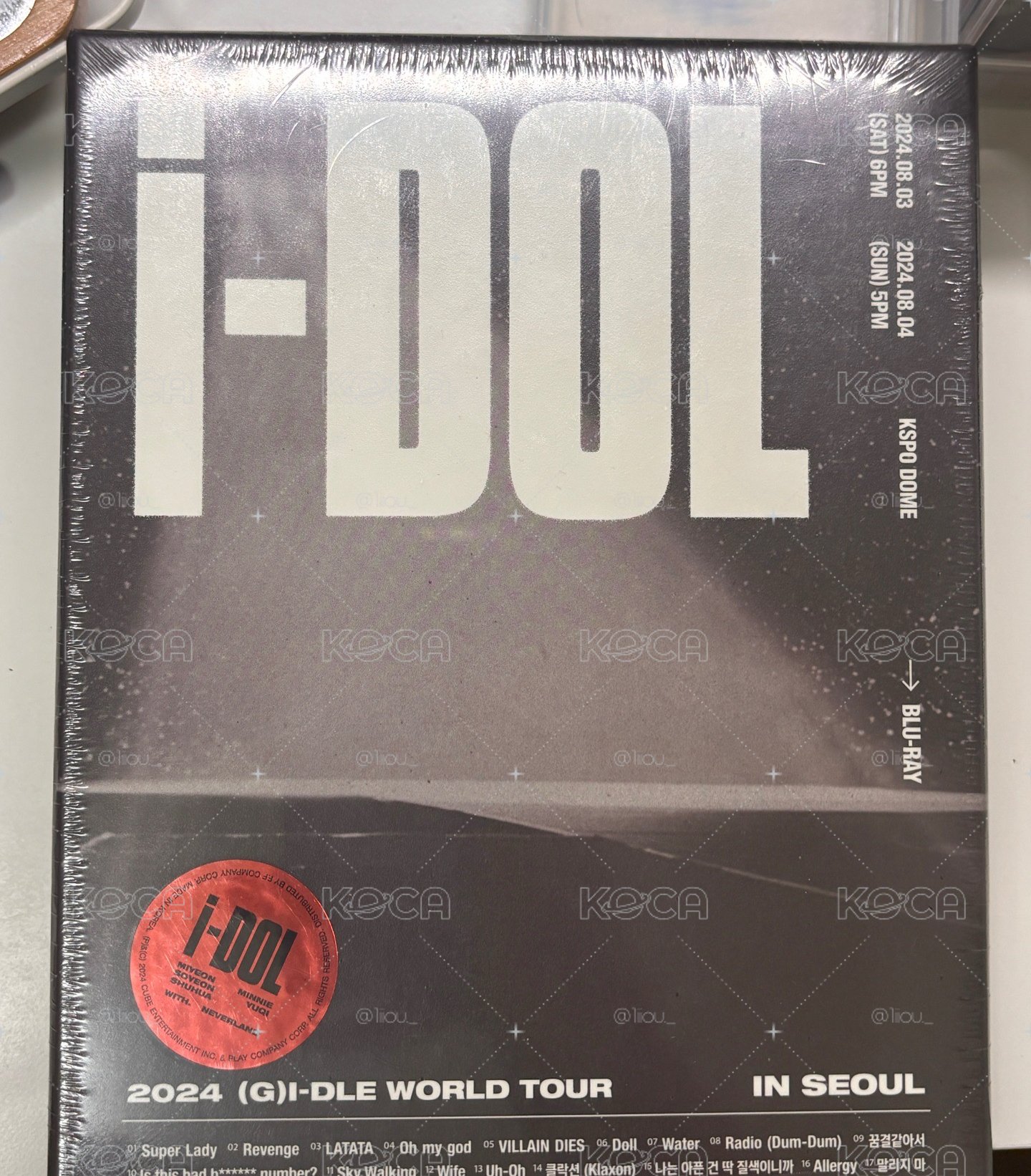 IDLE 世巡未拆藍光版
