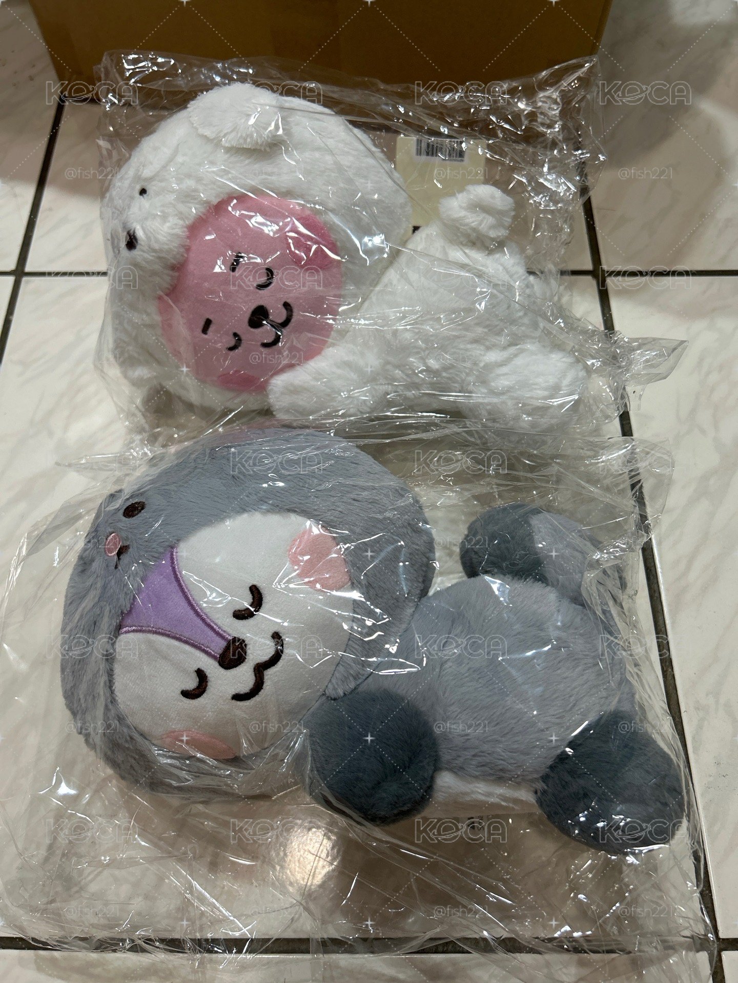 BT21 趴睡娃 中娃 Fluffy