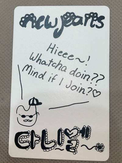 new jeans 出道專 藍書專卡 惠仁 丹尼