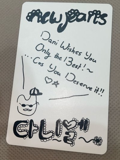 new jeans 出道專 藍書專卡 惠仁 丹尼