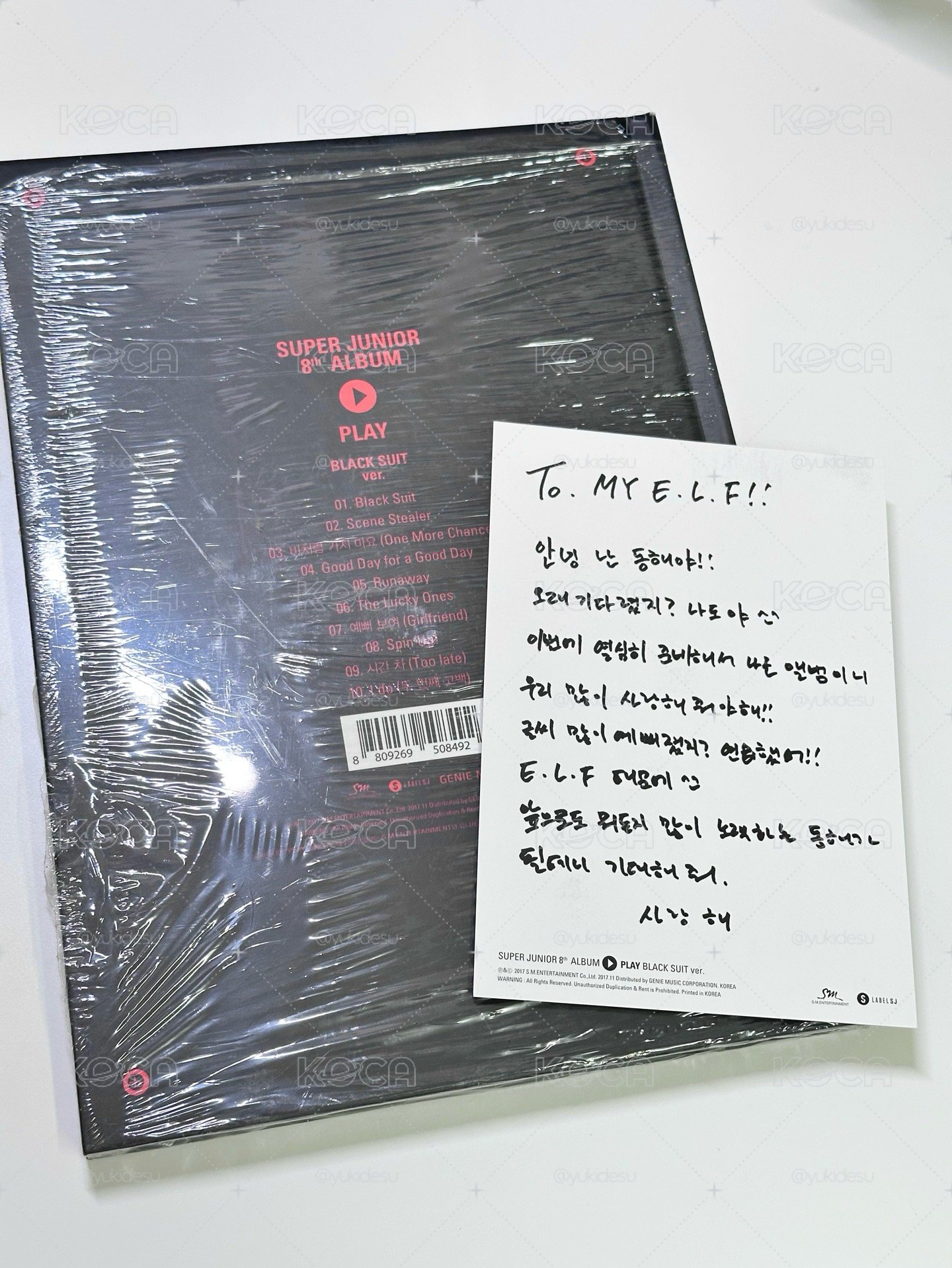 Super Junior 8輯 PLAY/Black Suit Ver.