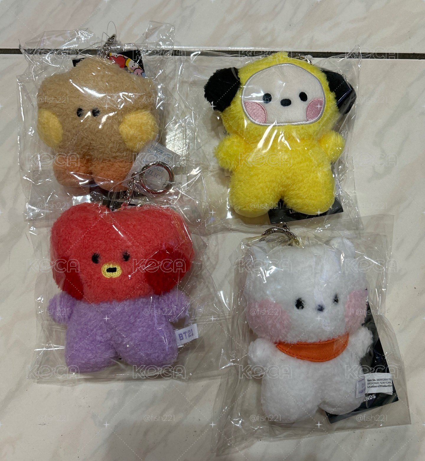 BT21 minini 吊飾