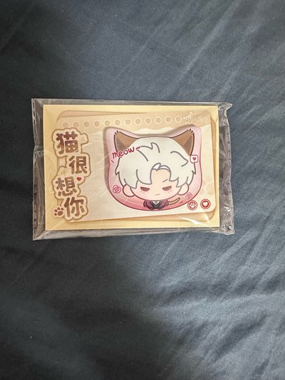 秦徹 貓很想你系列Q版馬口鐵徽章