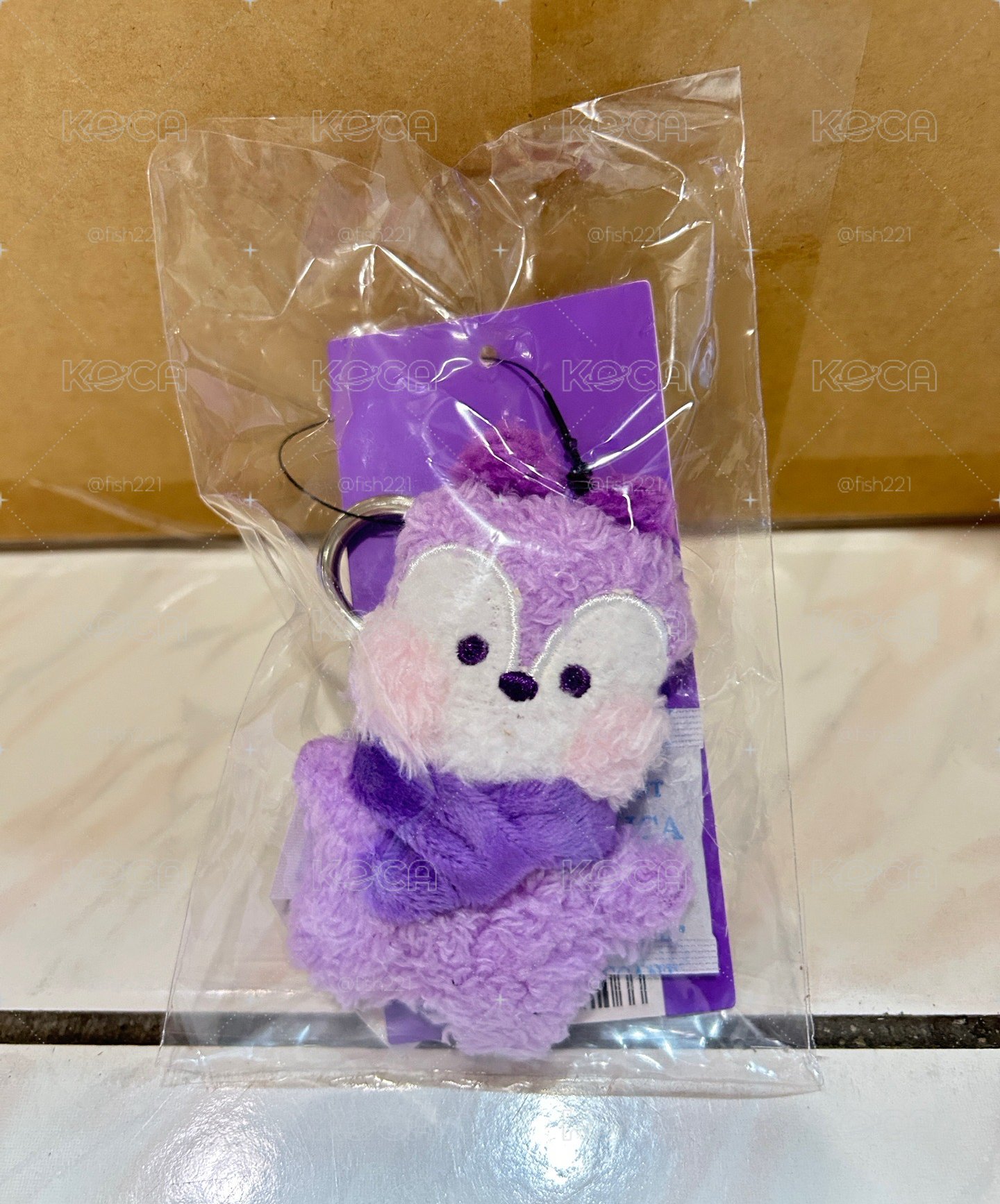 BT21 紫色心願 minini 吊飾