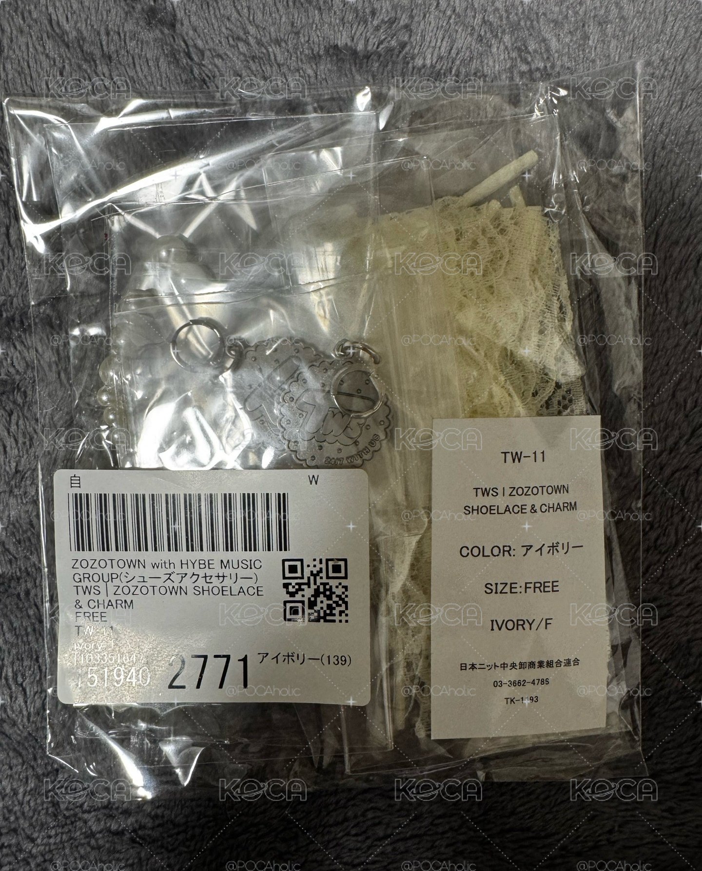 ZOZO TWS蕾絲鞋帶