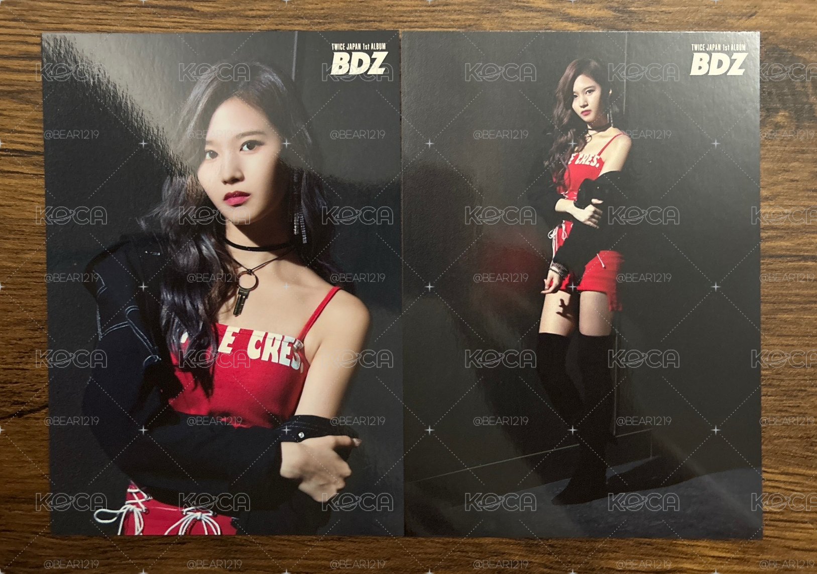 SANA💜BDZ 明信片 大卡2張