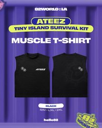 82WORLD : LA 背心 MUSCLE T-SHIRT (BLACK)