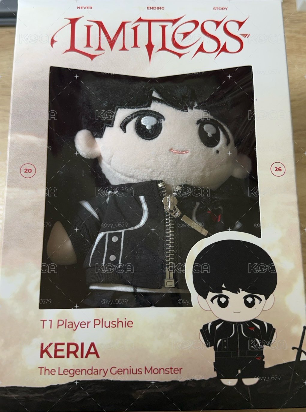 Keria 20公分娃+卡