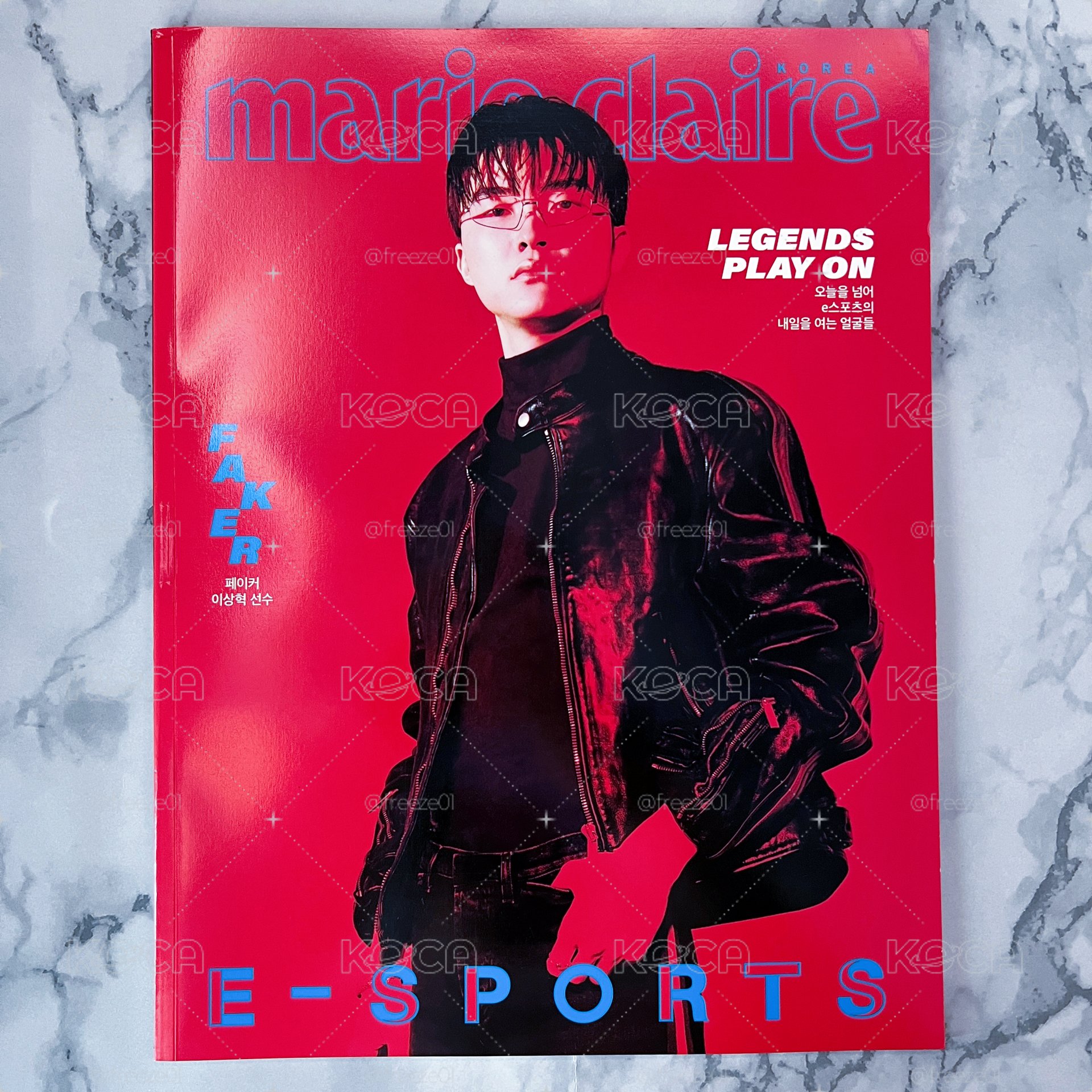 Faker Marie Claire 電競專刊 雜誌 