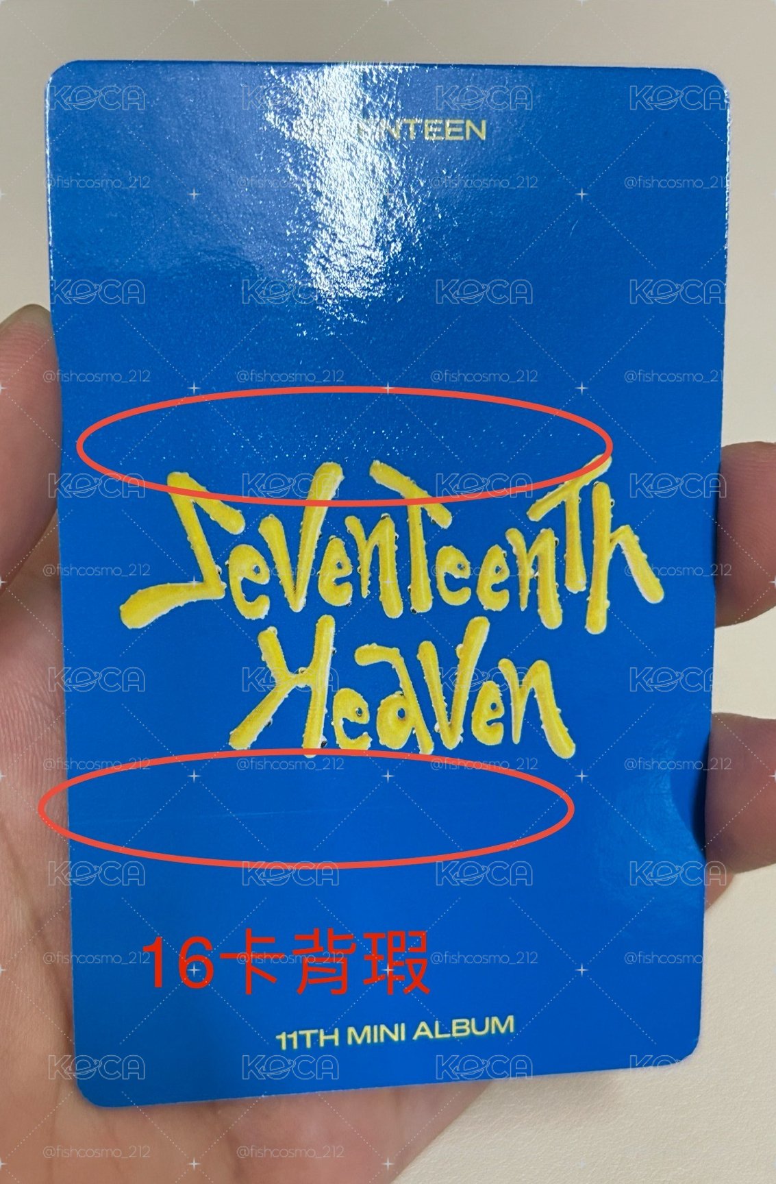 SEVENTEEN MIN11 專卡