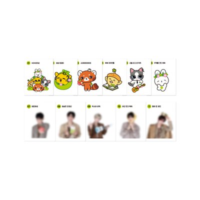 全新未拆 14 證件照大小貼紙11張一組