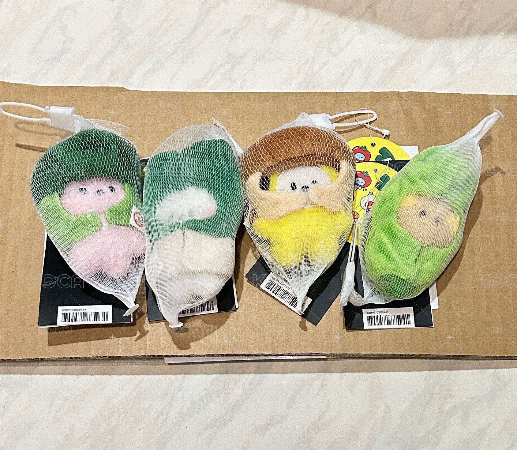 BT21 野菜系列 吊飾