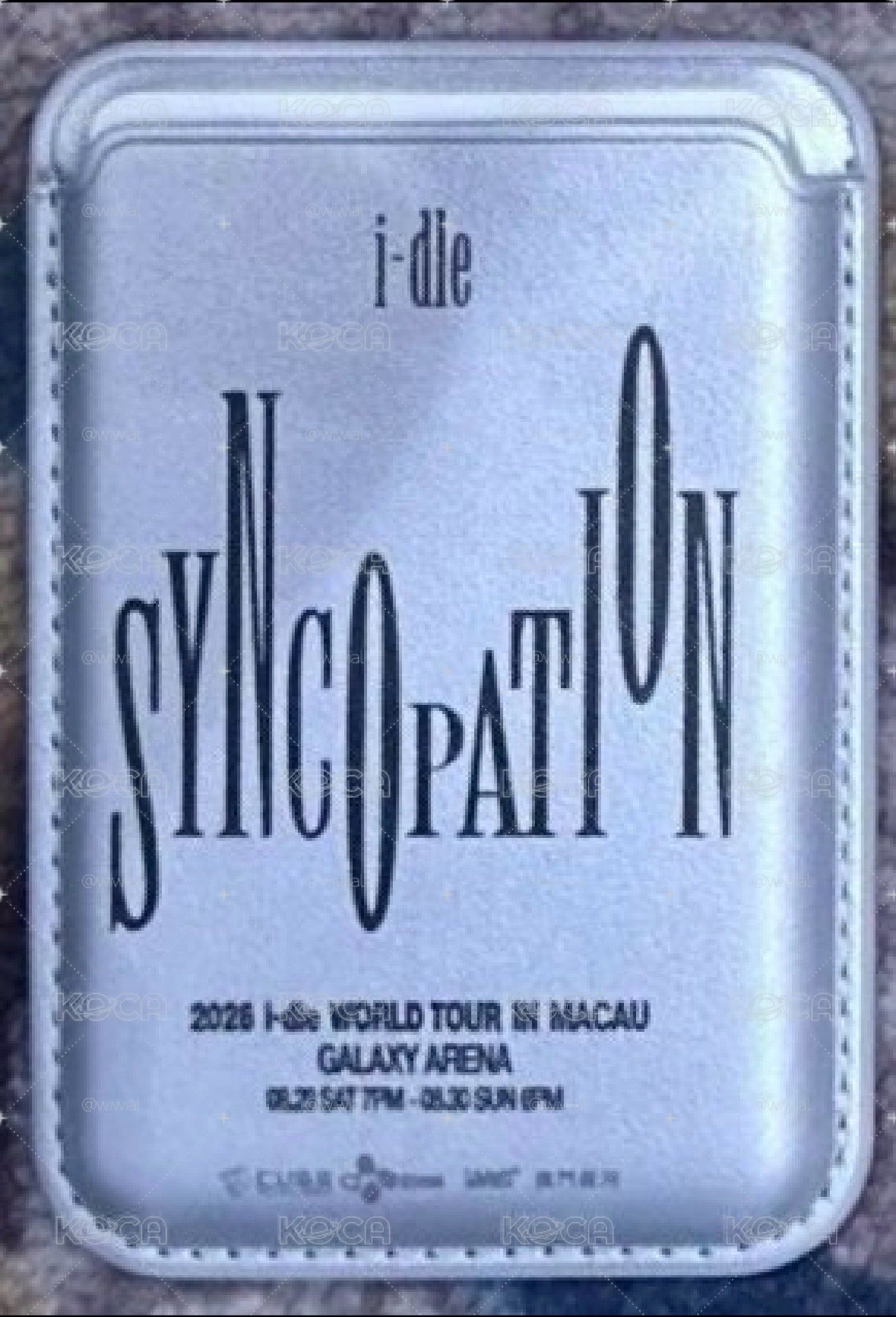 26’世巡 澳門場 手機磁吸卡套 