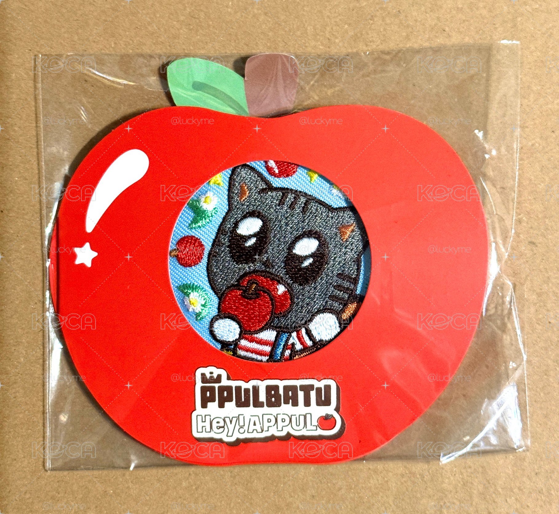 蘋果刺繡徽章 松喵