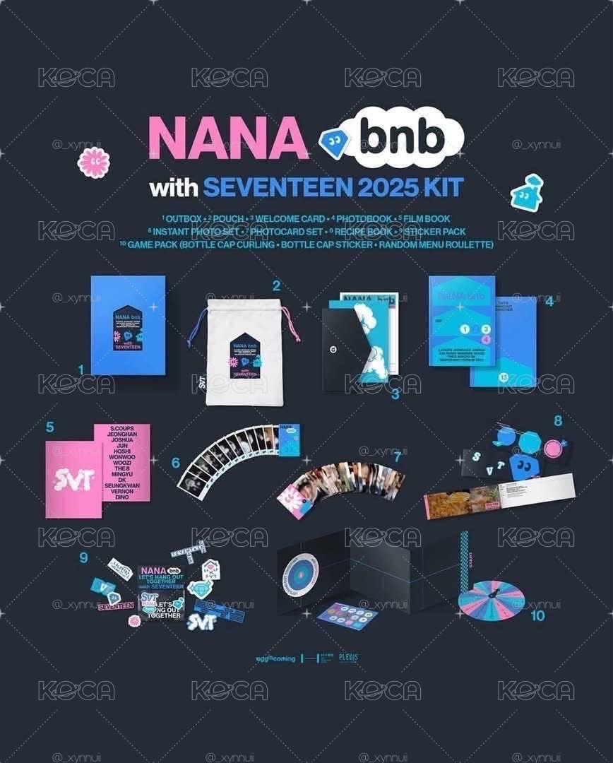NANA bnb with SEVENTEEN 2025 KIT