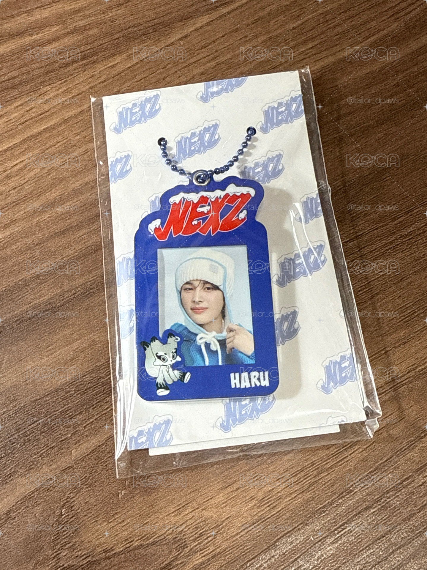 NEXZ HARU 冬日快閃 證件照吊飾