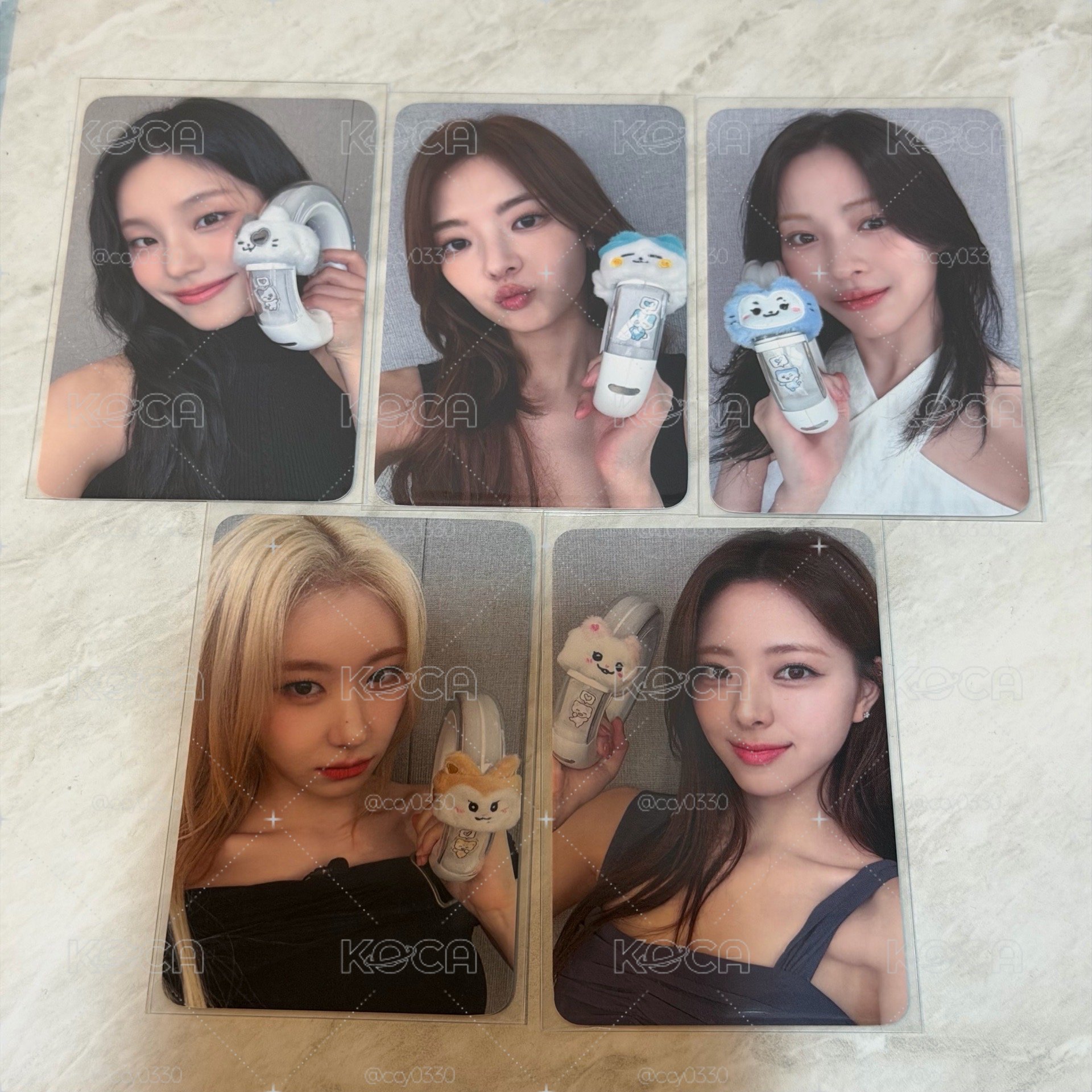 ITZY 二代手燈wm特典 一套