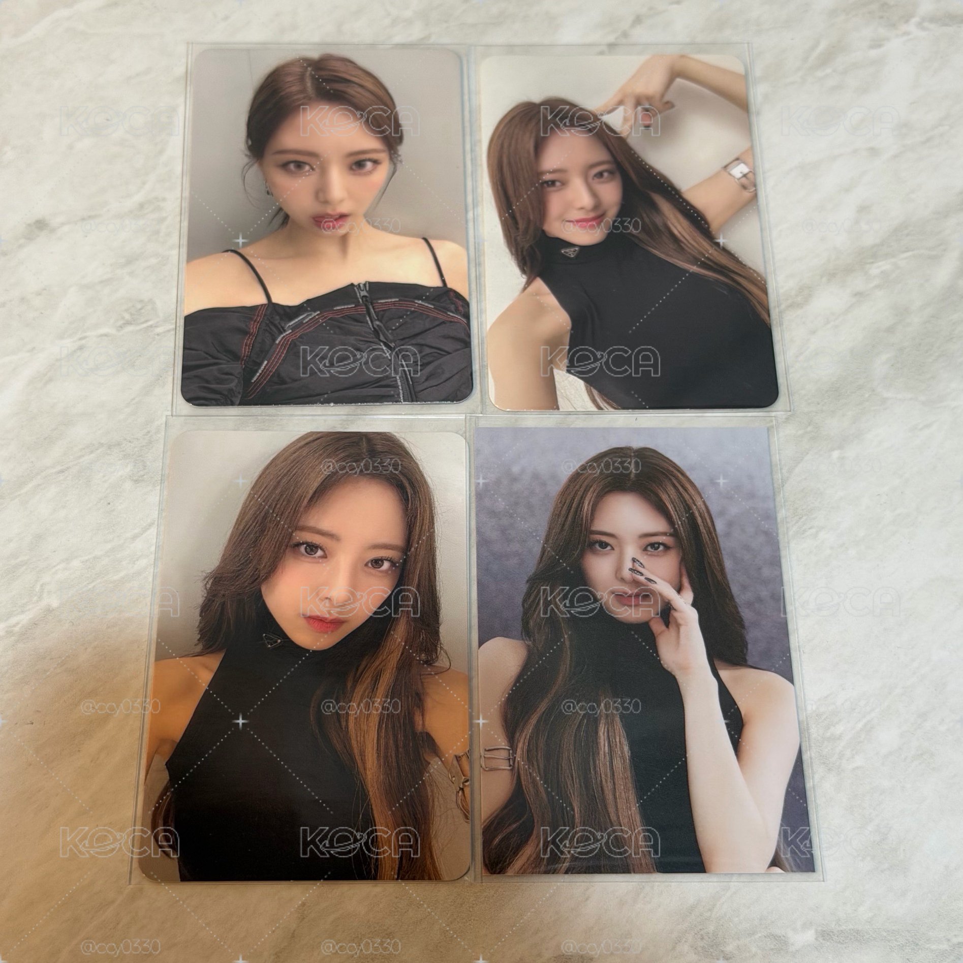 ITZY YUNA 柴郡貓專卡一套