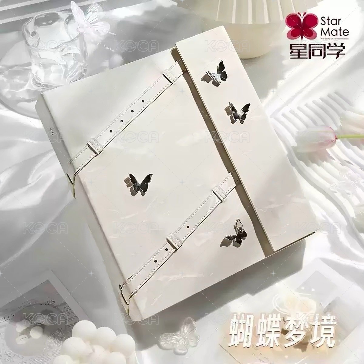｜蝴蝶夢境－月光白｜單卡冊