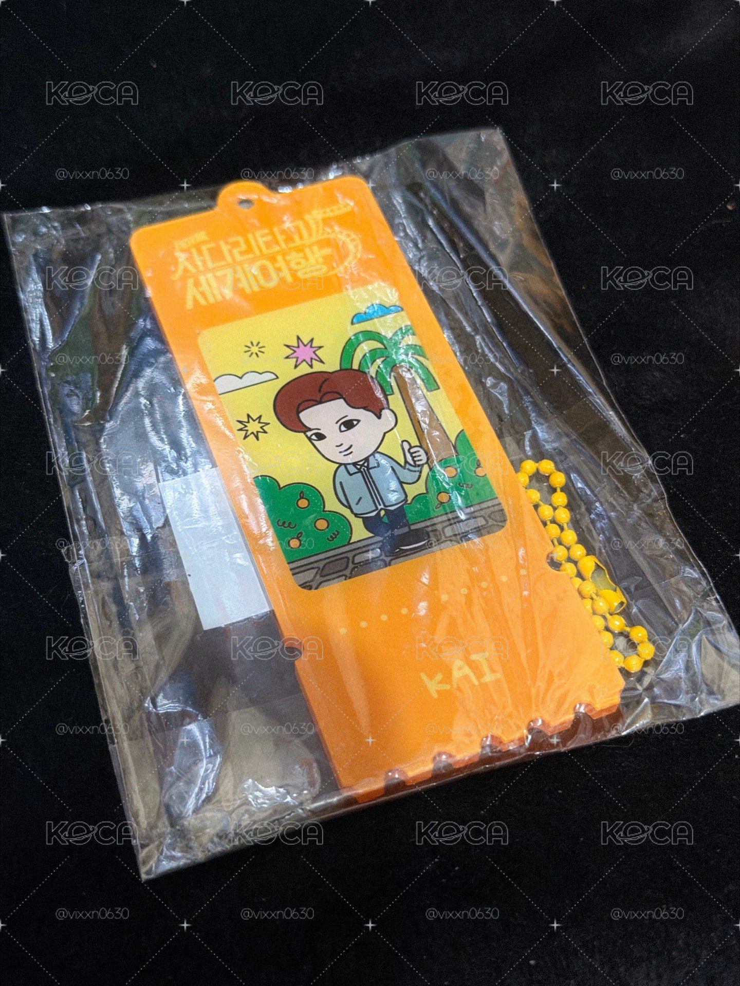 ✅全新未拆 EXO的爬梯子世界旅行 Kai機票吊飾 上海限量周邊
