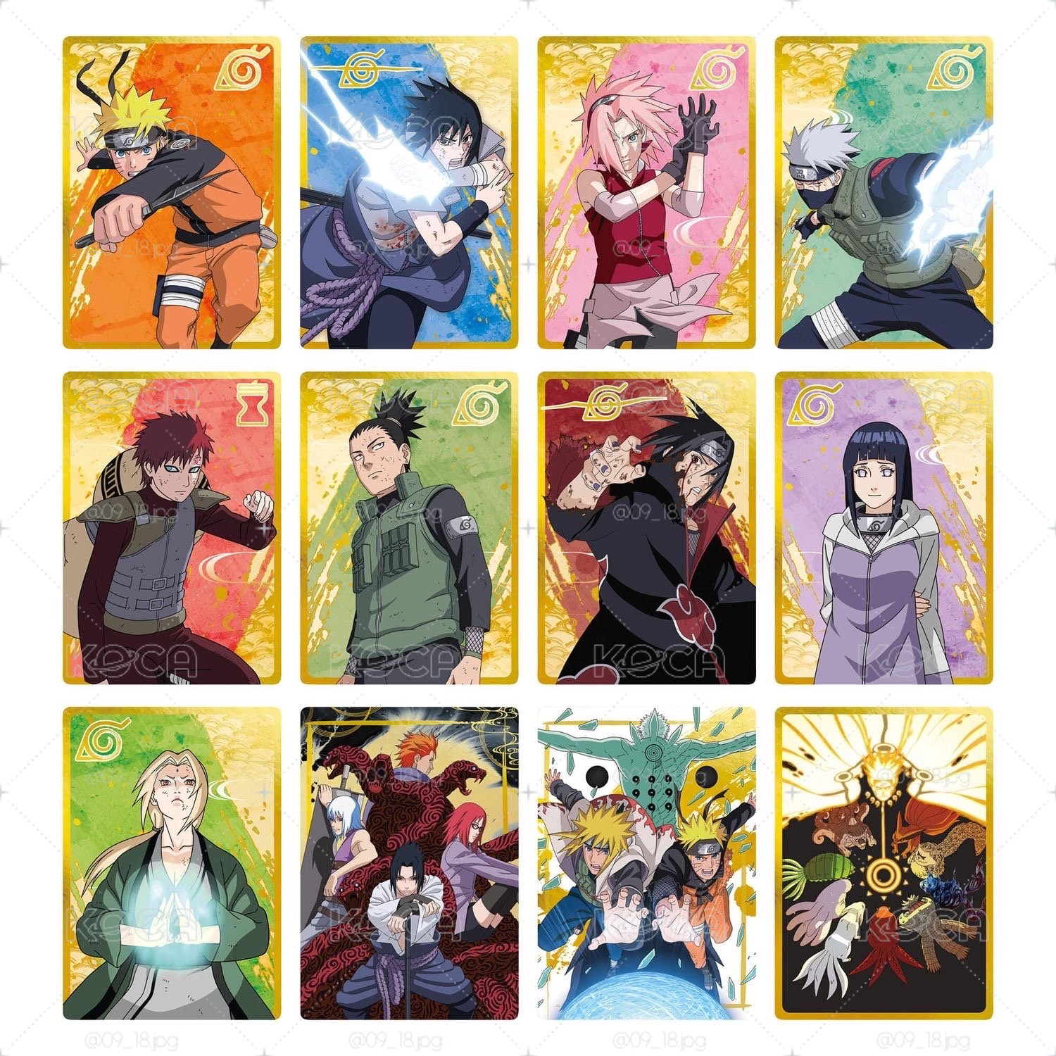 🥷🏻火影忍者 -72系列- x MyAnime Cafe 收藏卡／紀念卡