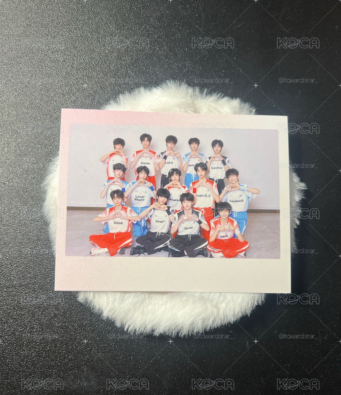 TF家族四代－25年夏日運動會合照+明信片2張