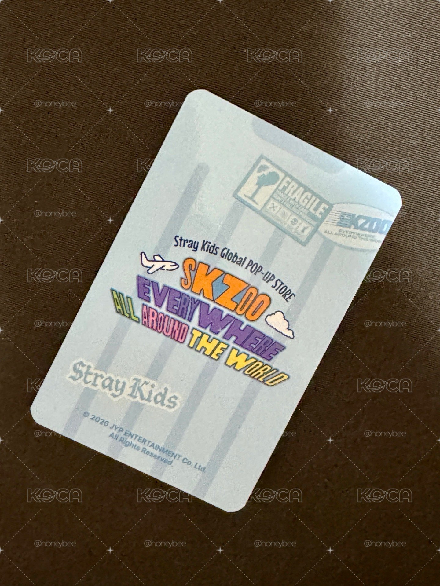 Stray Kids SKZOO 全球快閃店 線下 滿額卡 方燦