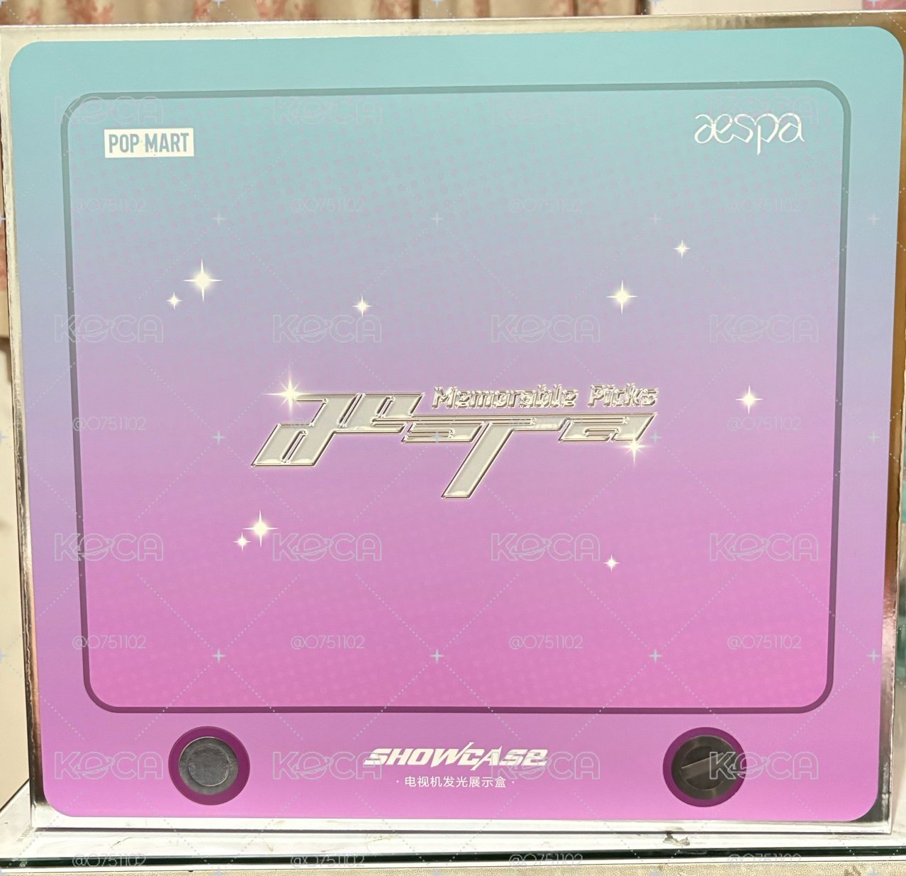 aespa x POPMART 展示盒-2（請先詳讀注意事項）