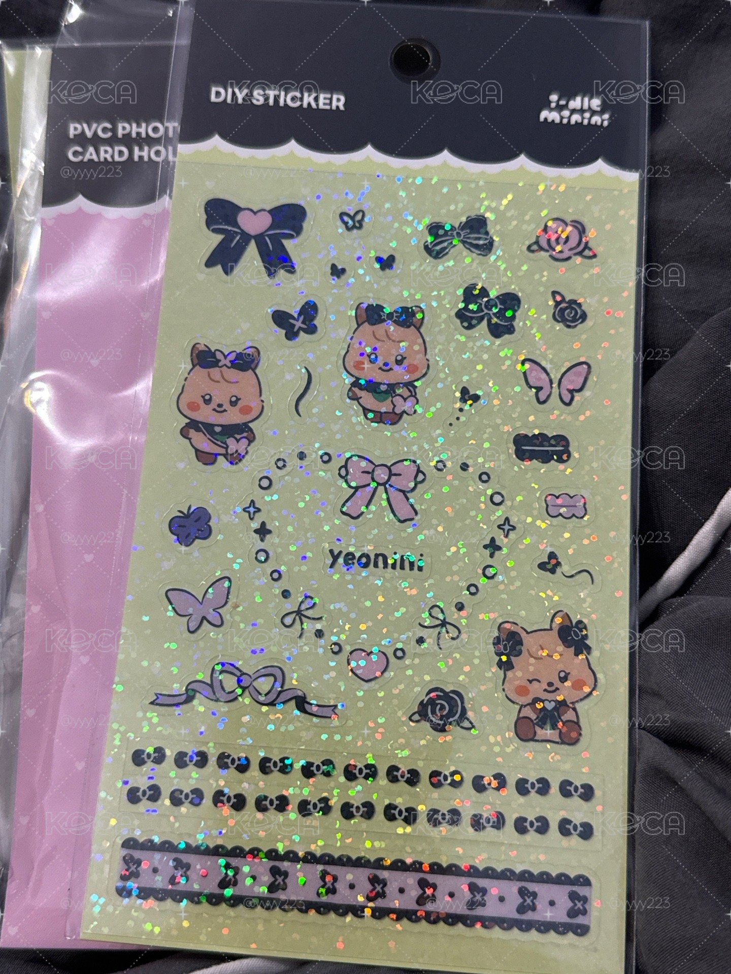 麵快閃貼紙 yeonnini 全新現貨