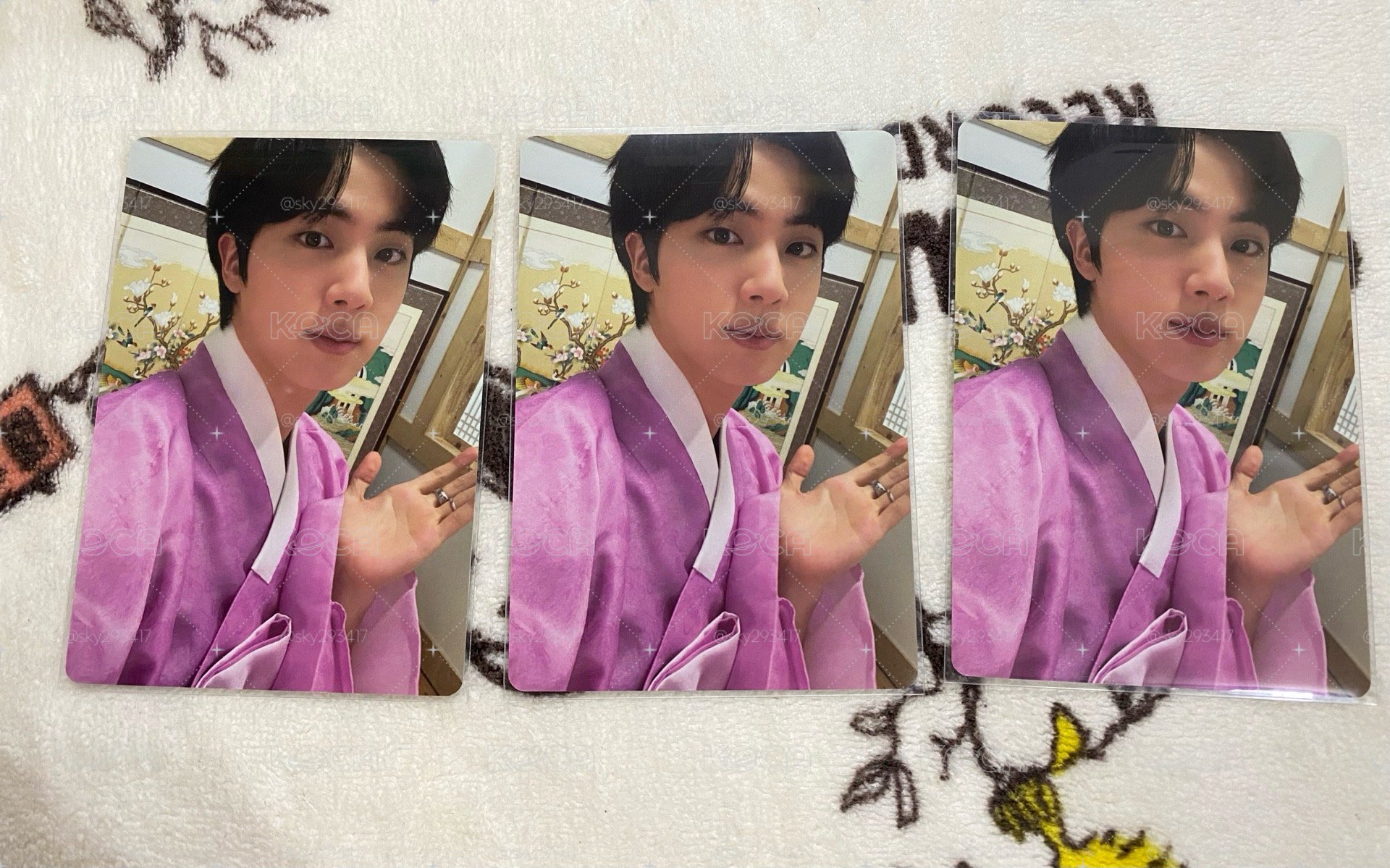BTS 防彈 JIN 金碩珍 隨機卡