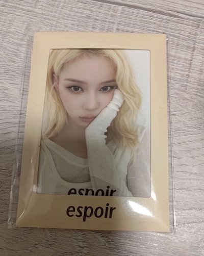 winter 代言卡esopir 現貨 全新未拆