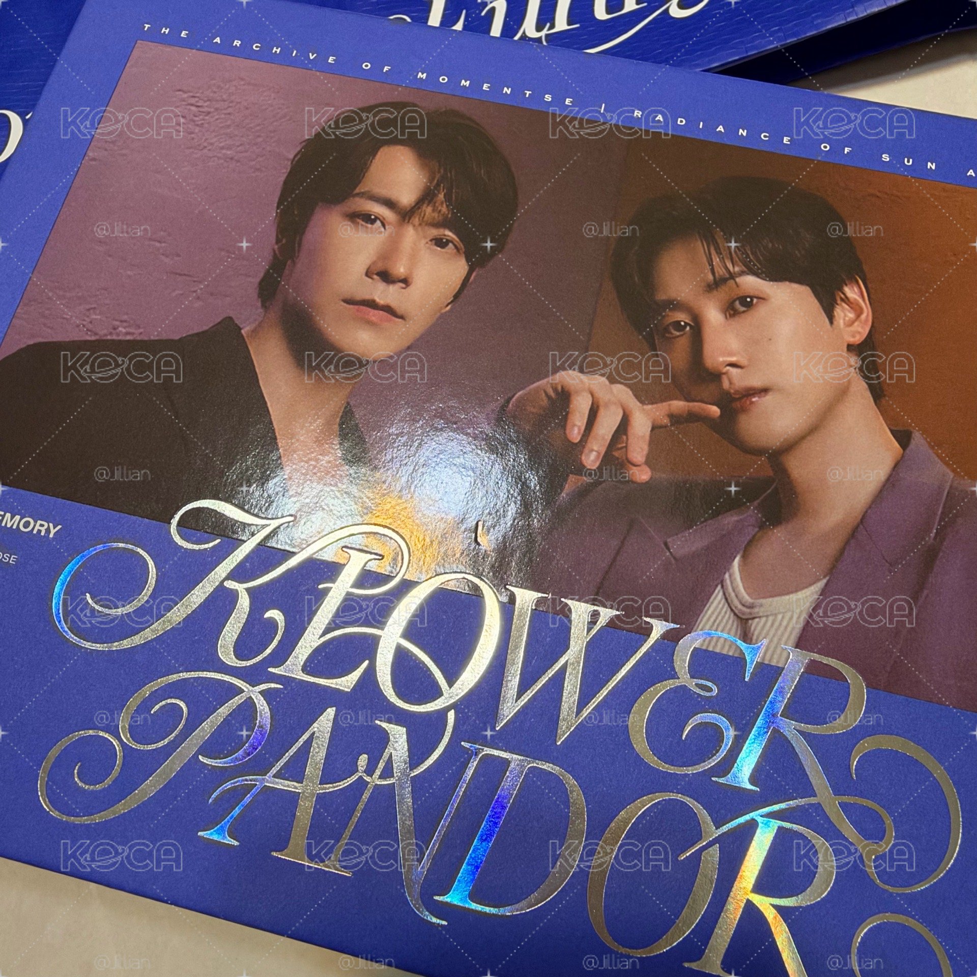 D&E 香水禮盒空盒+收納袋