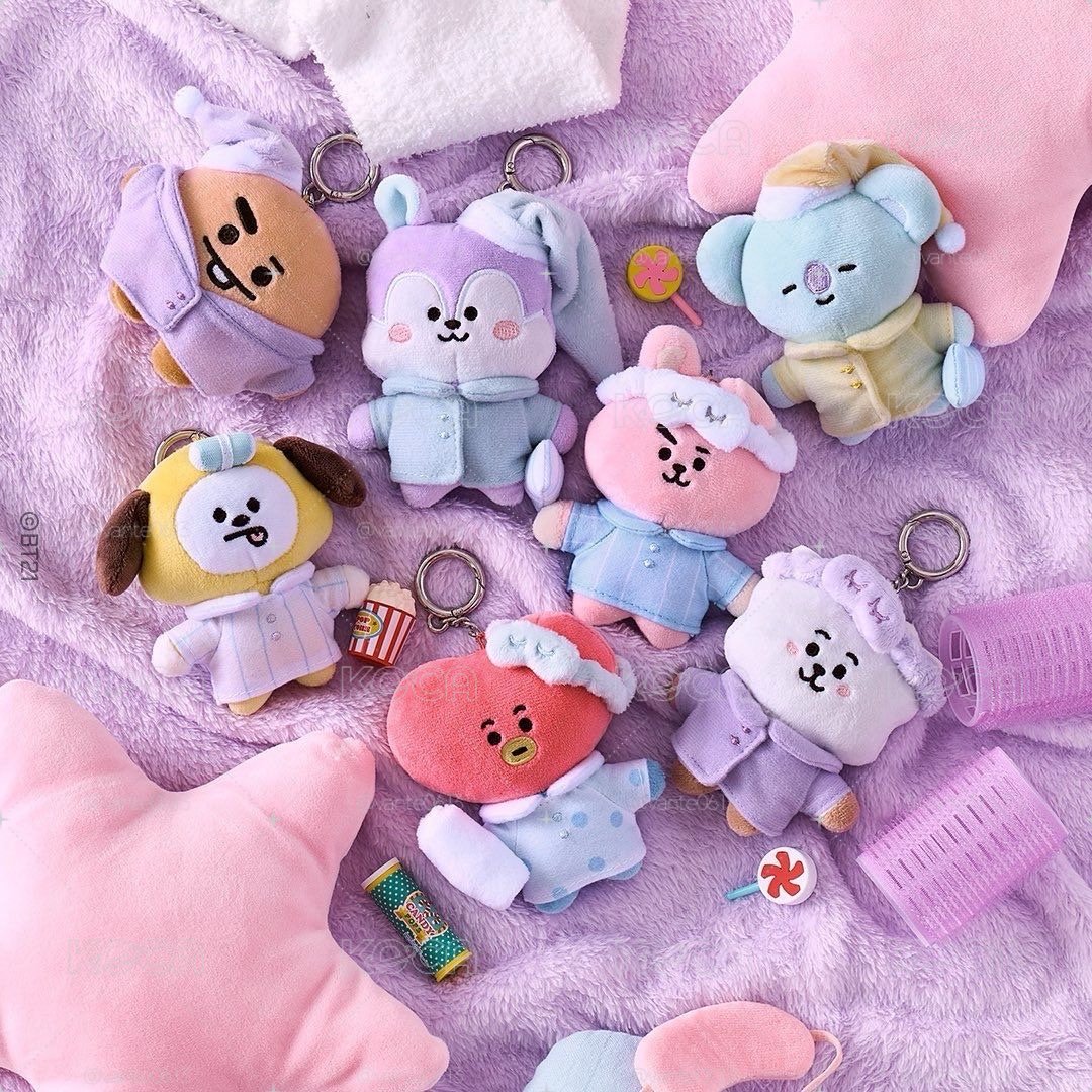 bt21甜夢系列吊飾