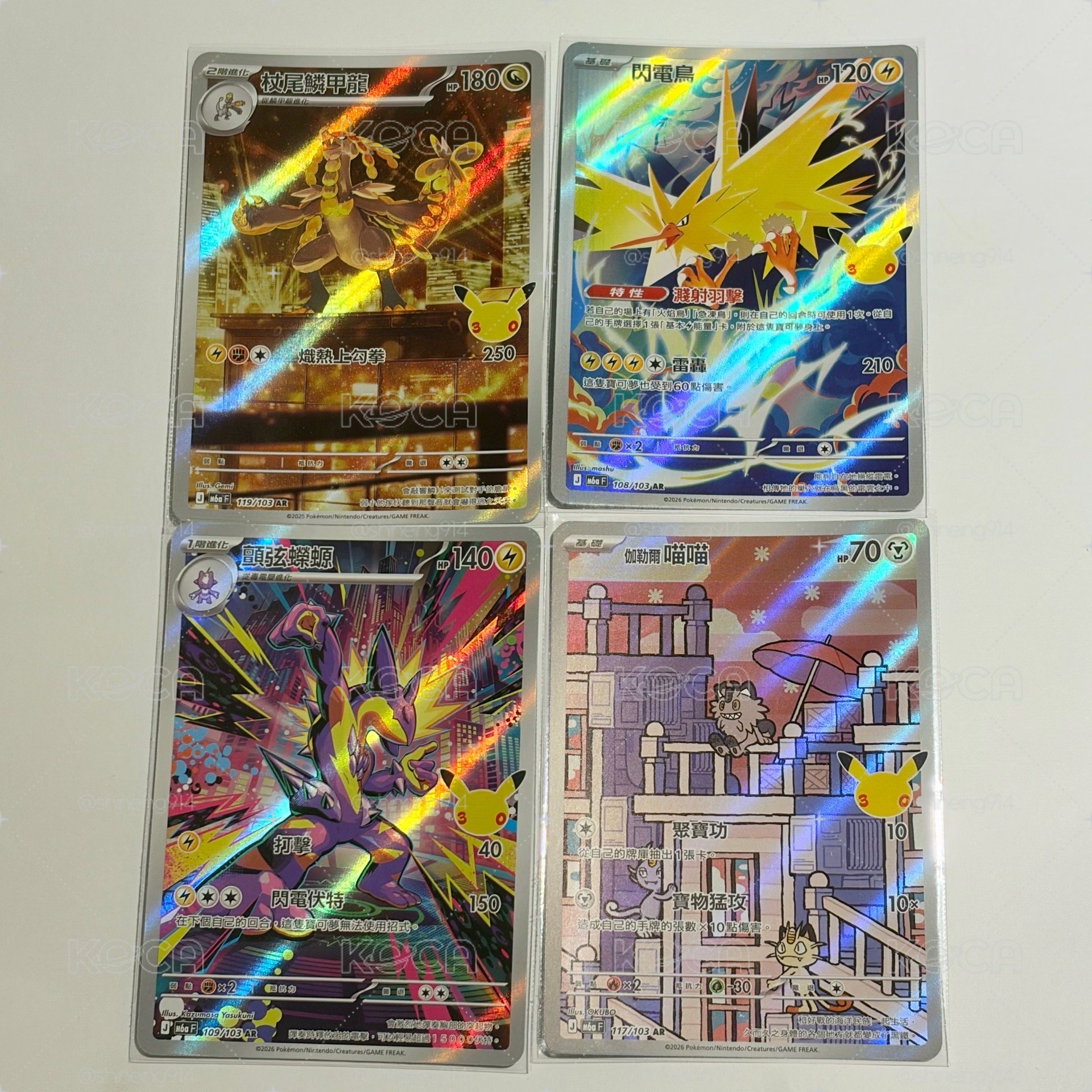 PTCG 30週年 FUR/SAR/AR/紀念卡