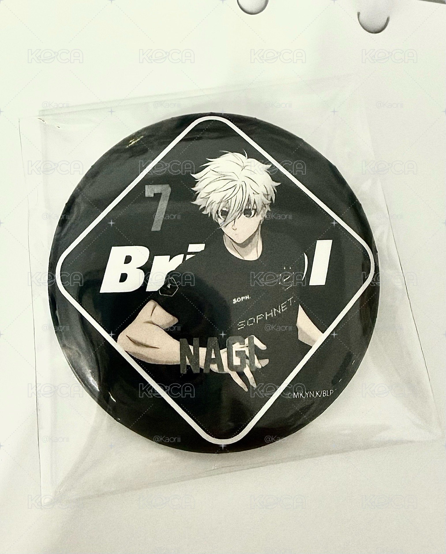 凪誠士郎 F.C.Real Bristol 徽章（SOPH聯名）